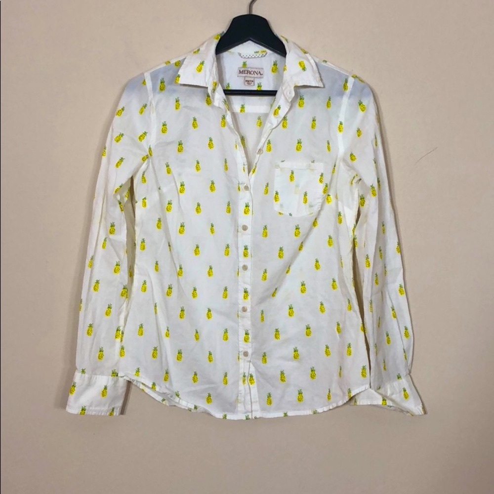 Pineapple Button-Down Shirt - image 2